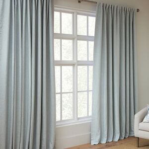 Pottery Barn Belgian Flax Linen Blackout Curtain